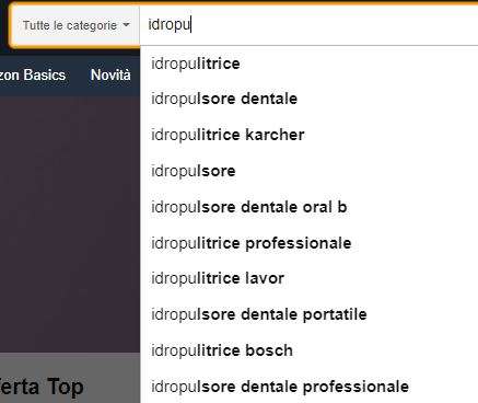 keyword research su Amazon